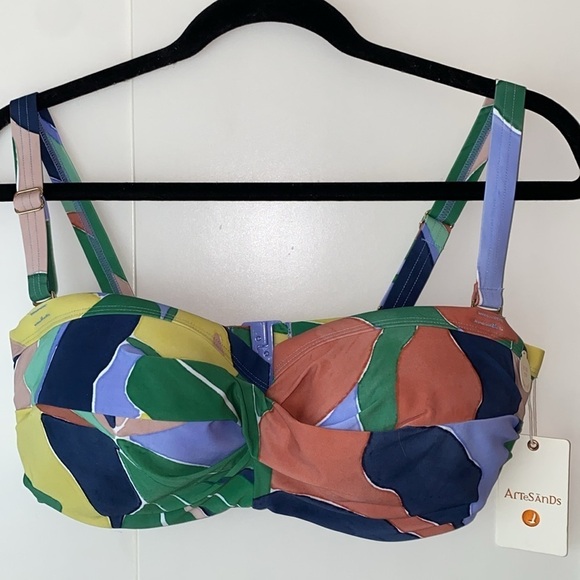 Artesands Lav Botticelli Underwire Bikini Top NWT - Picture 5 of 11